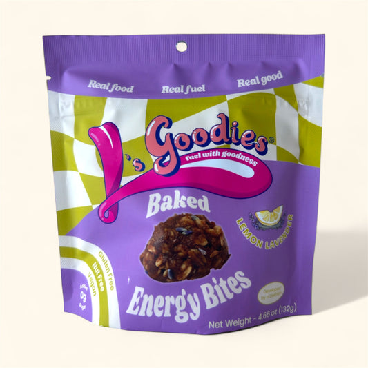 Lemon Lavender Baked Energy Bites