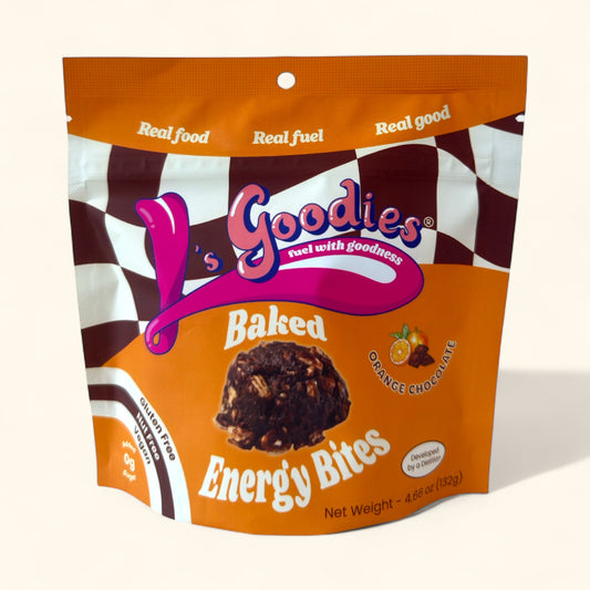 Orange Chocolate Baked Energy Bites
