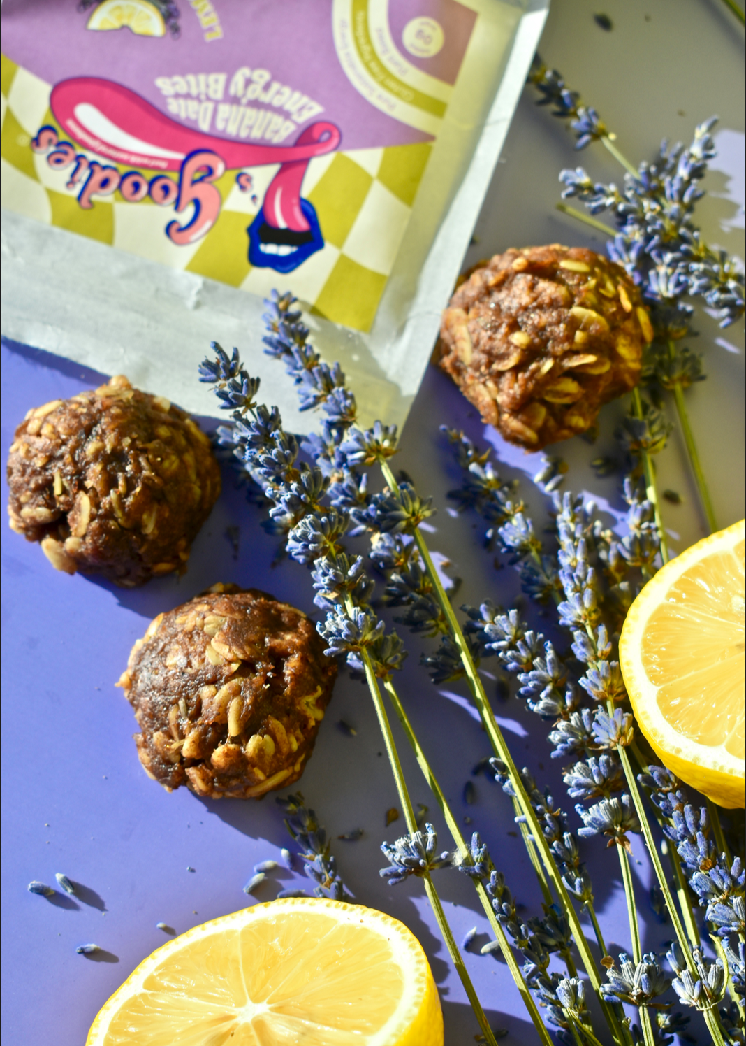 Lemon Lavender Energy Bites